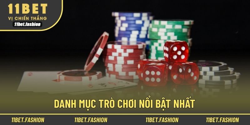 Danh mục trò chơi nổi bật nhất